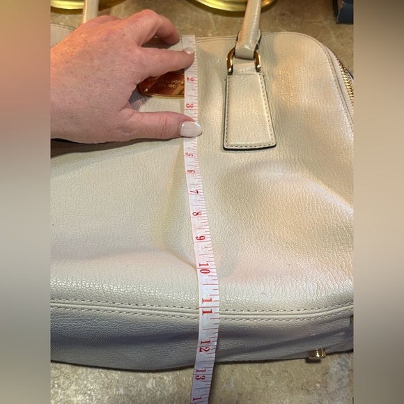 Michael Kors Women's Convertible Satchel, light cream - Picture 16 of 16